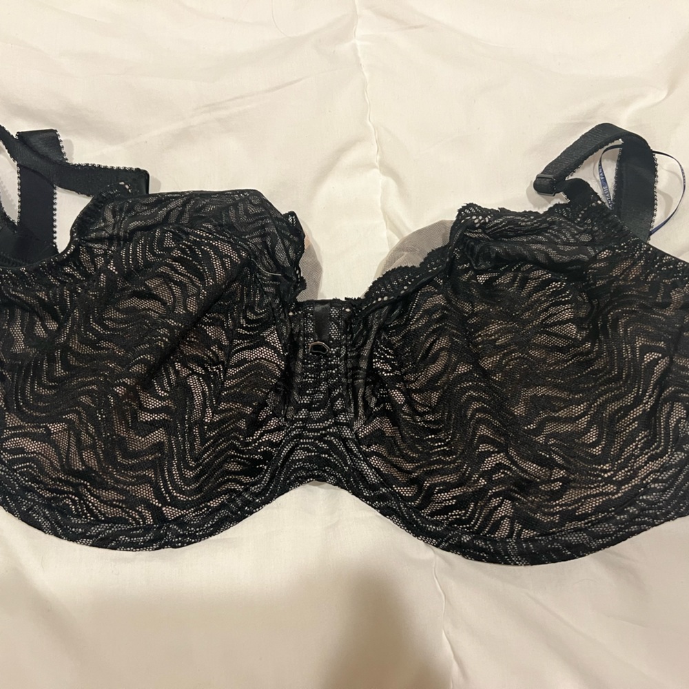 Fantasie Black Lace Bra 34K